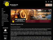 Tablet Screenshot of musgraveagencies.com
